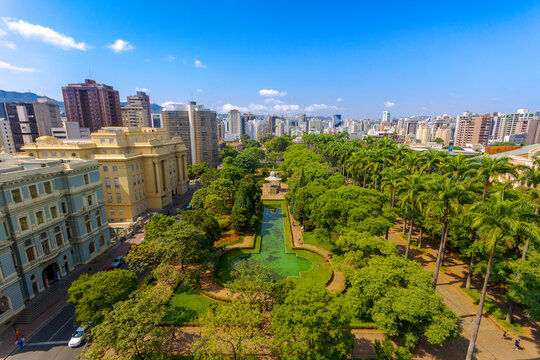 
Partial view of Praça da Liberdade, in Belo Horizonte, Minas Gerais state, Brazil