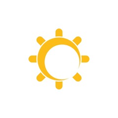 sun illustration logo