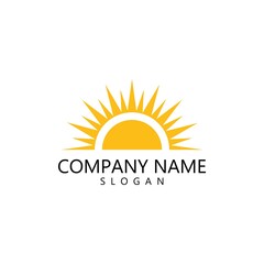sun illustration logo