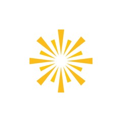 sun illustration logo