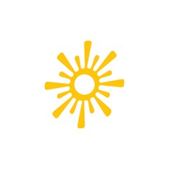 sun illustration logo