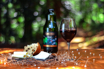 Suco de Uva, Queijo e Panetone