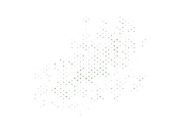 Light Green vector backdrop with dots.
