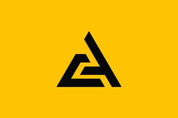Professional Innovative Initial AC logo and CA logo. Letter AC CA minimal elegant Monogram. Premium Business Artistic Alphabet symbol and sign - obrazy, fototapety, plakaty