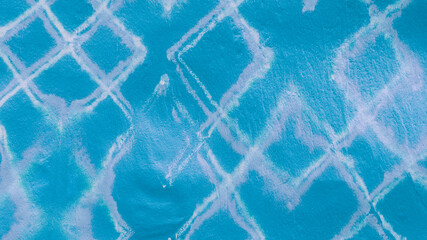 Zigzag Background. Watercolor Diagonal. Malachite 