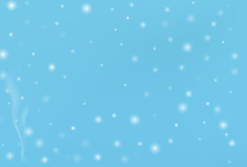 Winter background with christmas element