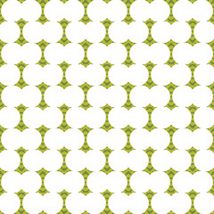 Vector seamless pattern texture background with geometric shapes, colored in white, green colors.