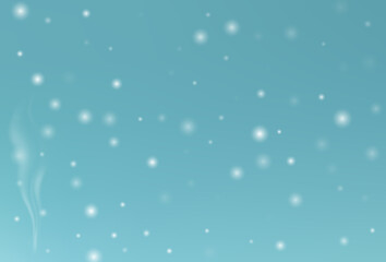 Winter background with christmas element