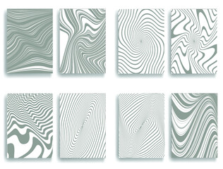 Abstract Geometric Stripe Pattern. Linear pattern in gray color. Vector.