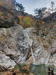 Obraz premium waterfall in the mountains