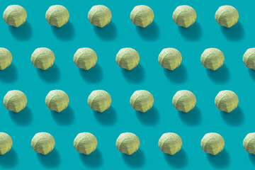 Green cabbage pattern