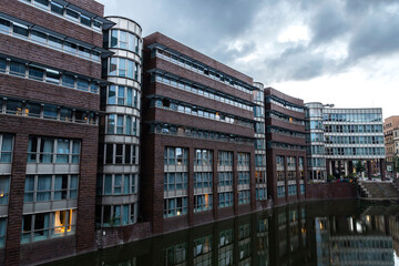 Modern buildings in Neustadt, Hamburg, Germany