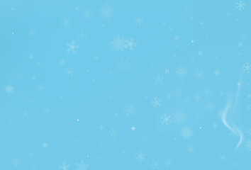 Winter background with christmas element