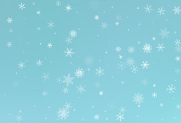 Naklejka na ściany i meble Winter background with christmas element