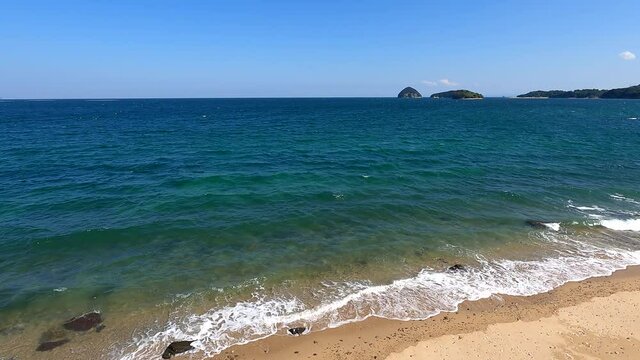 瀬戸内海　青木海水浴場(香川県さぬき市)