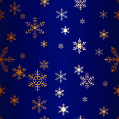 christmas background with snowflakes