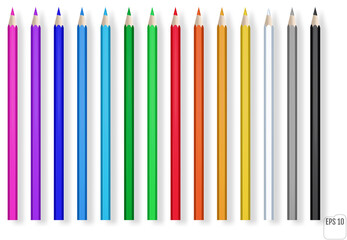 Wooden pencils for school education.