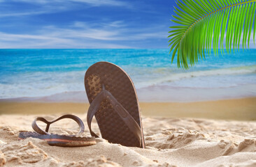 bag on a beach