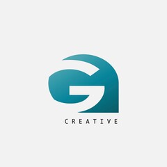 Abstract Techno Letter G Logo Icon, vector design concept petal shape with letter logo icon for technology, business, finance, initial and business identity.