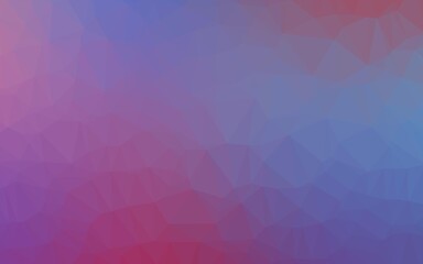 Light Blue, Red vector low poly texture.