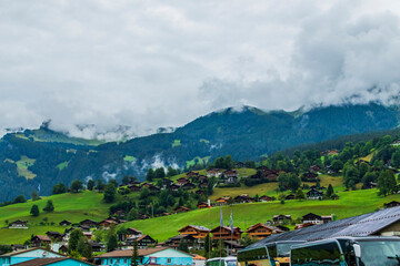 The place called Grindelwald in Switzerland