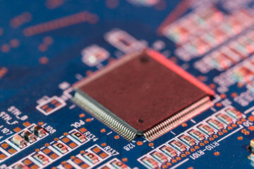 Printed circuit board of a modern electronic device