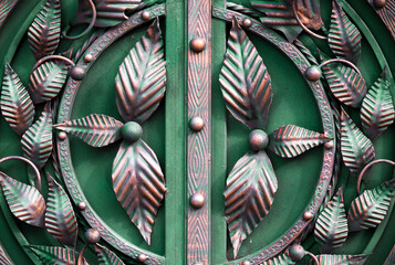 Great job. Elements of the forged gate..