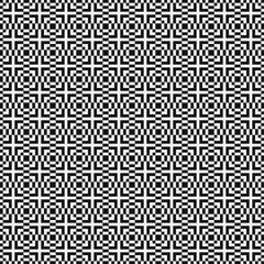 Abstract Cross Pattern Dots Logo generative computational art illustration