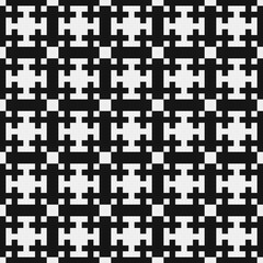 Fototapeta premium Abstract Cross Pattern Dots Logo generative computational art illustration