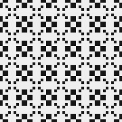 Fototapeta premium Abstract Cross Pattern Dots Logo generative computational art illustration