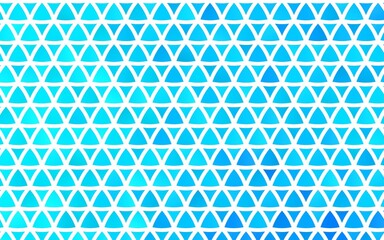 Light BLUE vector seamless background with triangles.