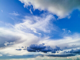  Blue sky background with white clouds skies