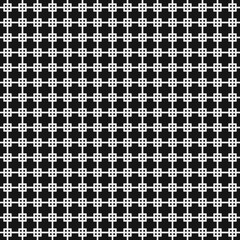 Fototapeta premium Abstract Cross Pattern Dots Logo generative computational art illustration