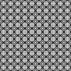 Abstract Cross Pattern Dots Logo generative computational art illustration