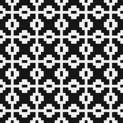 Fototapeta premium Abstract Cross Pattern Dots Logo generative computational art illustration