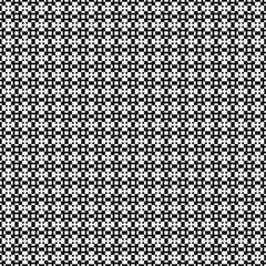 Abstract Cross Pattern Dots Logo generative computational art illustration