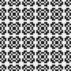 Fototapeta premium Abstract Cross Pattern Dots Logo generative computational art illustration