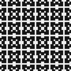 Fototapeta premium Abstract Cross Pattern Dots Logo generative computational art illustration