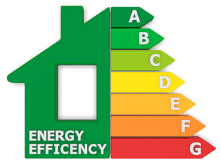 energy efficency 3d render © Алексей Суховиенко