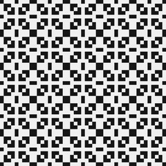 Fototapeta premium Abstract Cross Pattern Dots Logo generative computational art illustration