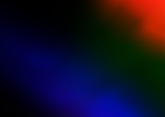 Fototapeta premium Dark Multicolor, Rainbow vector blurred shine abstract template.