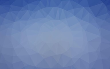 Light BLUE vector low poly cover.