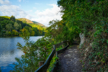 Panoramaweg und Rur-Staubecken in der Eifel