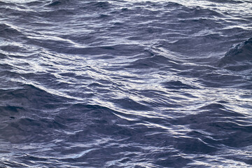 Windy blue sea - the power of nature