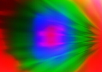 Light Multicolor, Rainbow vector abstract blurred template.