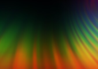 Dark Multicolor, Rainbow vector abstract bright template.