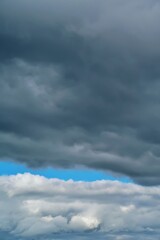 Kontrastreiche Wolkenlandschaft