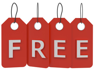 Free tags - Stock Image