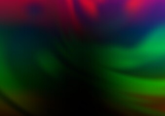 Dark Multicolor, Rainbow vector blurred bright background.