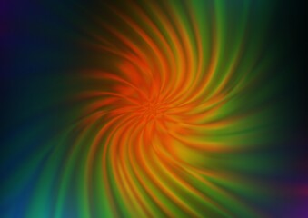 Dark Multicolor, Rainbow vector glossy abstract template.